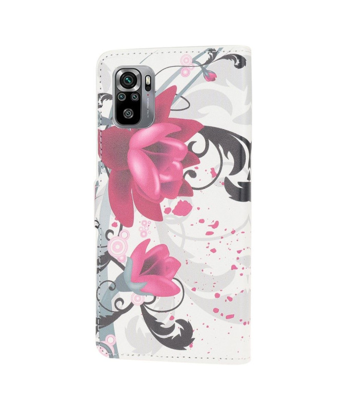 Housse Xiaomi Redmi Note 10 Fleurs de lotus