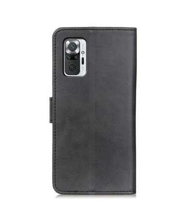 Housse Xiaomi Redmi Note 10 Pro Marius effet cuir mat