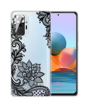 Coque Xiaomi Redmi Note 10 Pro fleur dentelle