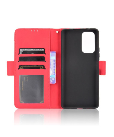 Housse Xiaomi Redmi Note 10 Pro Premium avec Porte Cartes Rouge - photo 8