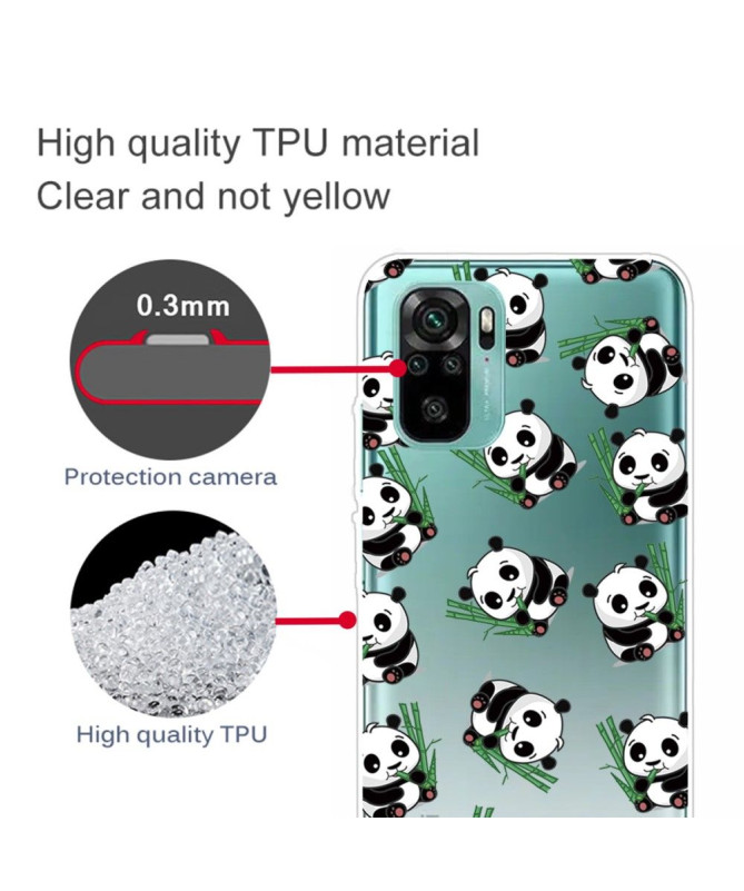 Coque Xiaomi Redmi Note 10 Happy Pandas