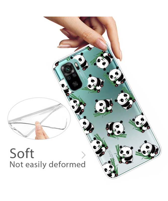 Coque Xiaomi Redmi Note 10 Happy Pandas