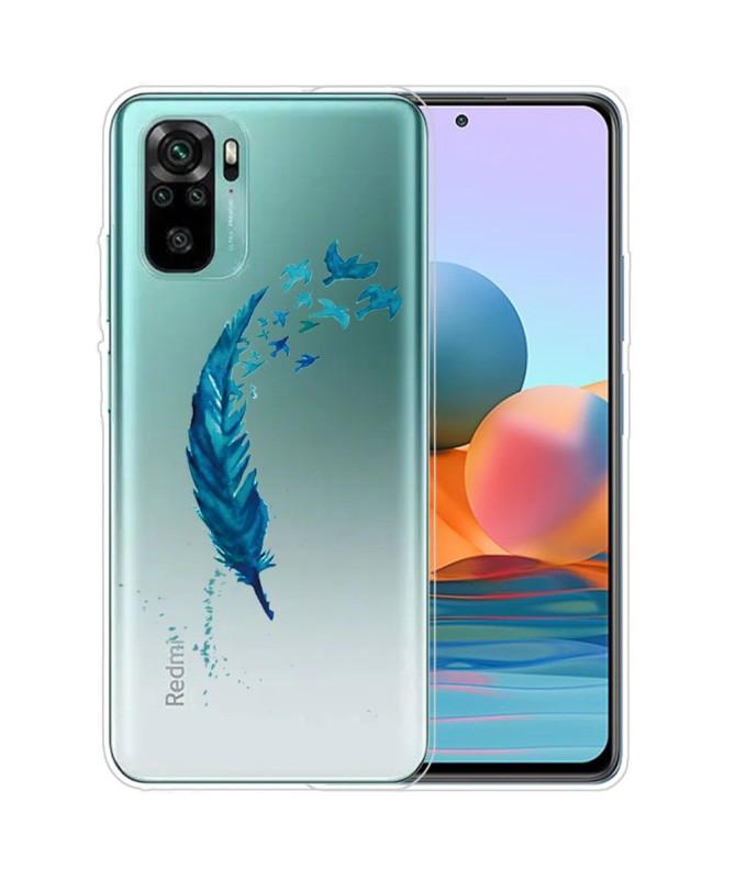 Coque Xiaomi Redmi Note 10 Plume et Oiseaux