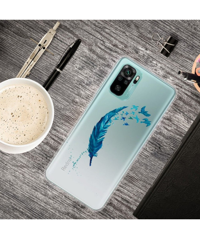 Coque Xiaomi Redmi Note 10 Plume et Oiseaux