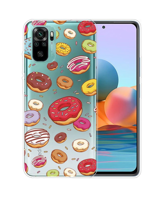 Coque Xiaomi Redmi Note 10 multiples donuts