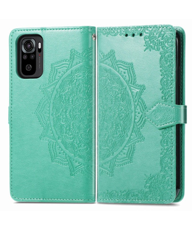 Housse Xiaomi Redmi Note 10 Mandala Porte Cartes