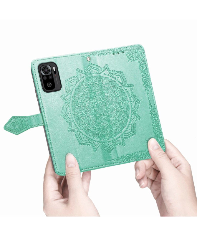 Housse Xiaomi Redmi Note 10 Mandala Porte Cartes