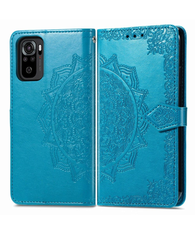 Housse Xiaomi Redmi Note 10 Mandala Porte Cartes