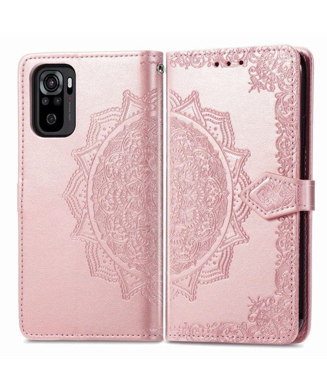 Housse Xiaomi Redmi Note 10 Mandala Porte Cartes