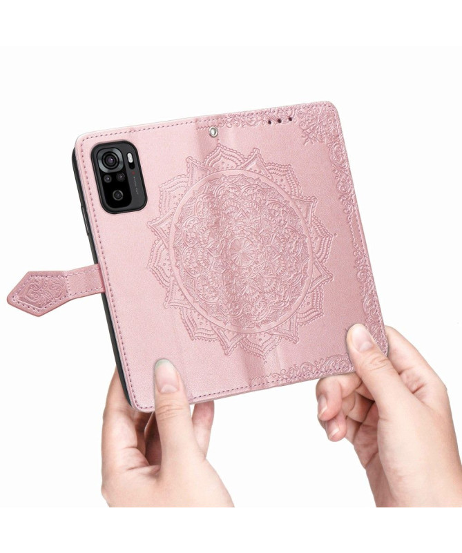 Housse Xiaomi Redmi Note 10 Mandala Porte Cartes