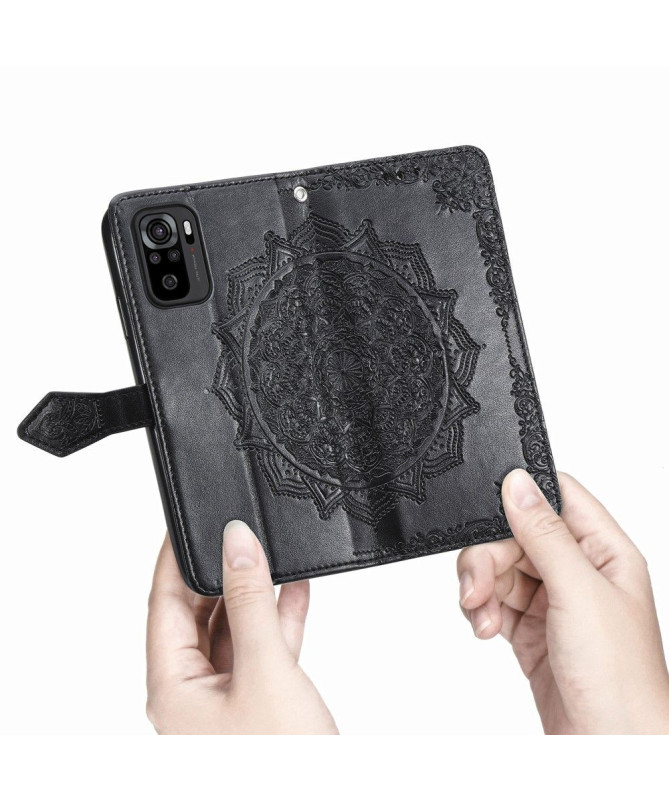 Housse Xiaomi Redmi Note 10 Mandala Porte Cartes