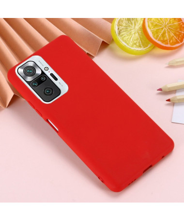Xiaomi Redmi Note 10 Pro - Coque Puro silicone liquide Rouge - photo 17