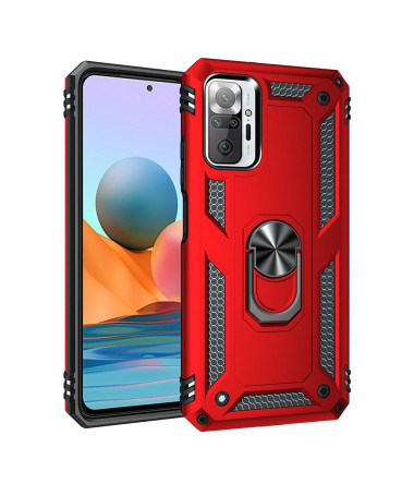 Coque Xiaomi Redmi Note 10 Pro Hybride Fonction Support Rouge - photo 5