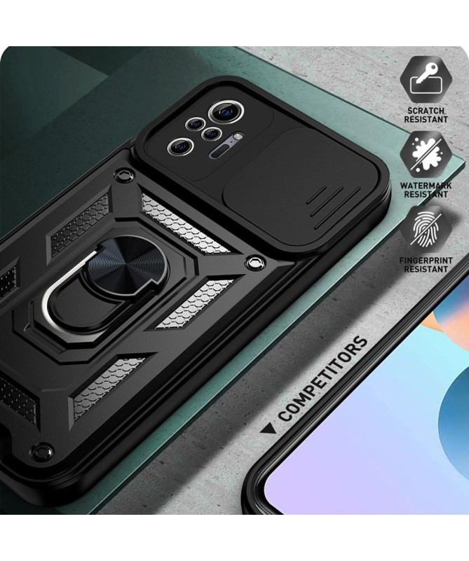 Coque Xiaomi Redmi Note 10 Pro Camera Slide Fonction Support