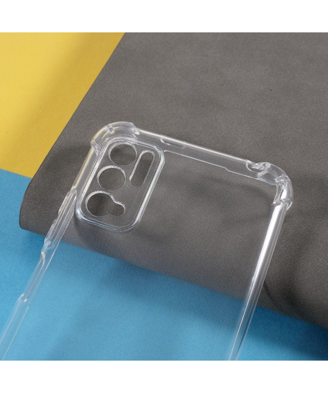 Coque Xiaomi Redmi Note 10 5G transparente angles renforcés