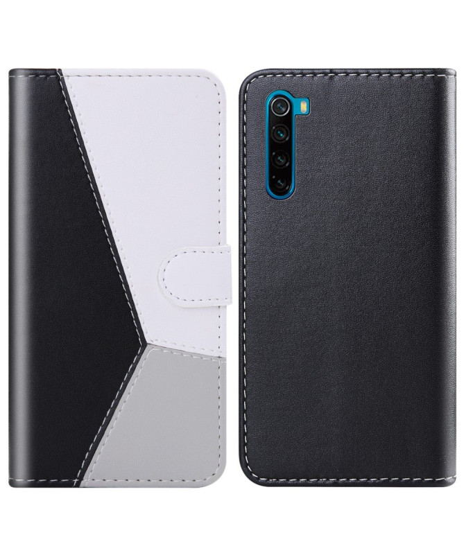 Housse Xiaomi Redmi Note 8 2021 Simili Cuir Tricolore