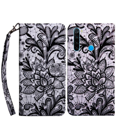 Housse Xiaomi Redmi Note 8 2021 Dentelle Fleur