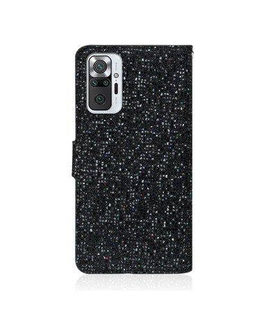 Housse Xiaomi Redmi Note 10 Pro Glitter Porte Cartes