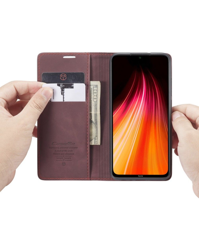 Housse Xiaomi Redmi Note 8 2021 / 2019 Golias imitation cuir rétro