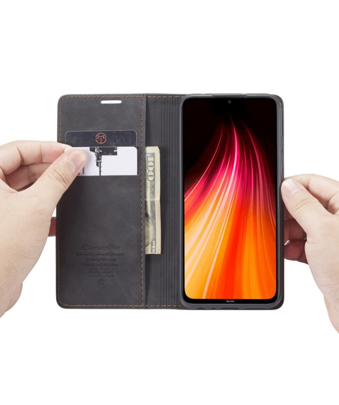 Housse Xiaomi Redmi Note 8 2021 / 2019 Golias imitation cuir rétro