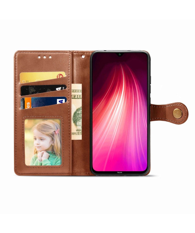 Housse Xiaomi Redmi Note 8 2021 / 2019 Indila Simili Cuir Porte Cartes