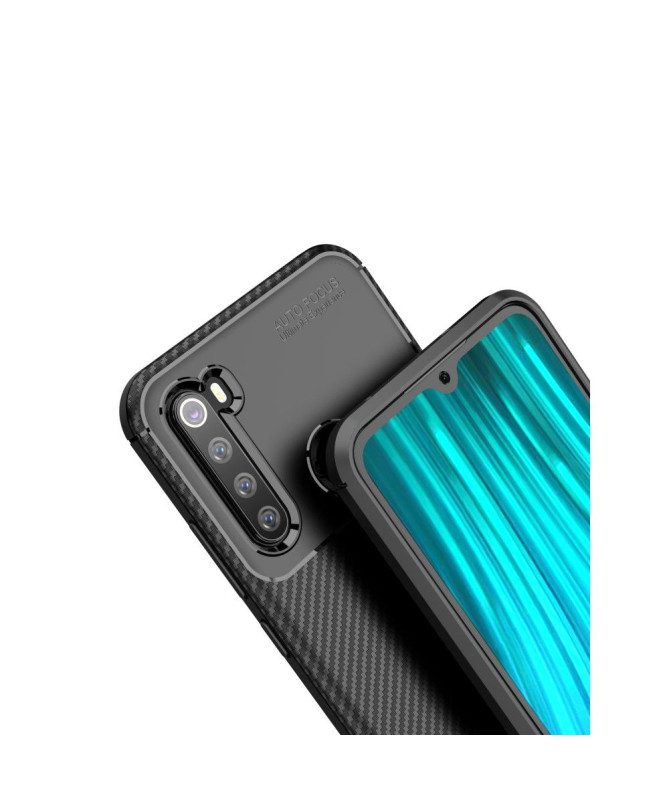 Coque Xiaomi Redmi Note 8 2021 / 2019 style fibre de carbone