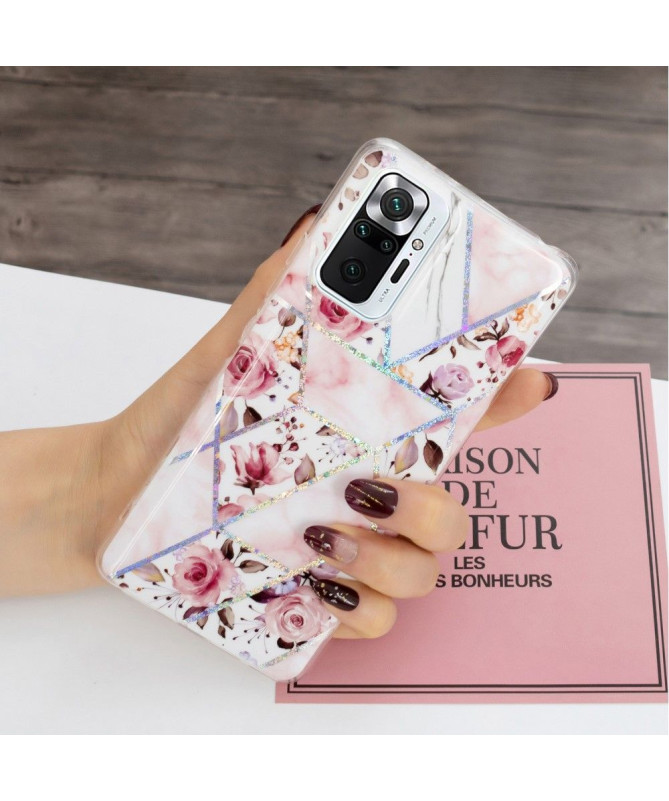 Coque Xiaomi Redmi Note 10 Pro Fleurs Géométrie