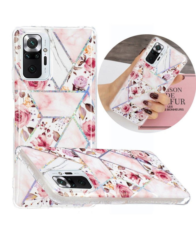 Coque Xiaomi Redmi Note 10 Pro Fleurs Géométrie