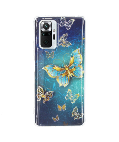 Coque Xiaomi Redmi Note 10 Pro Papillons Scintillants