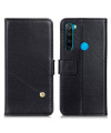 Housse Xiaomi Redmi Note 8 2021 / 2019 Rabat simili cuir avec rivet