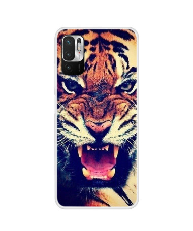 Coque Xiaomi Redmi Note 10 5G / Poco M3 Pro 5G Tigre Féroce