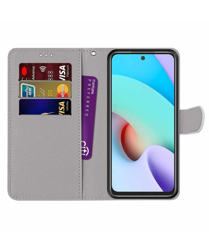 Housse Xiaomi Redmi 10 Rose rouge