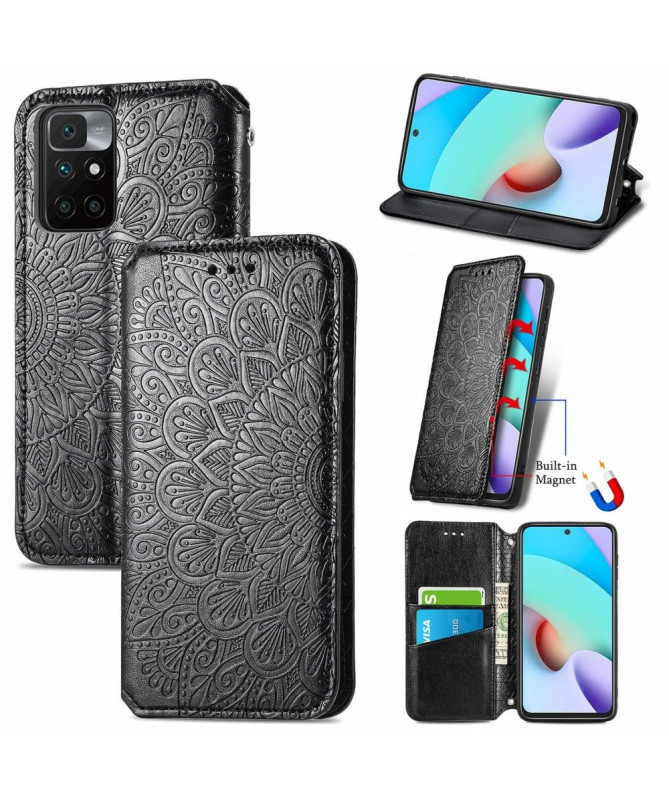 Housse Xiaomi Redmi 10 Flip Chic Mandala