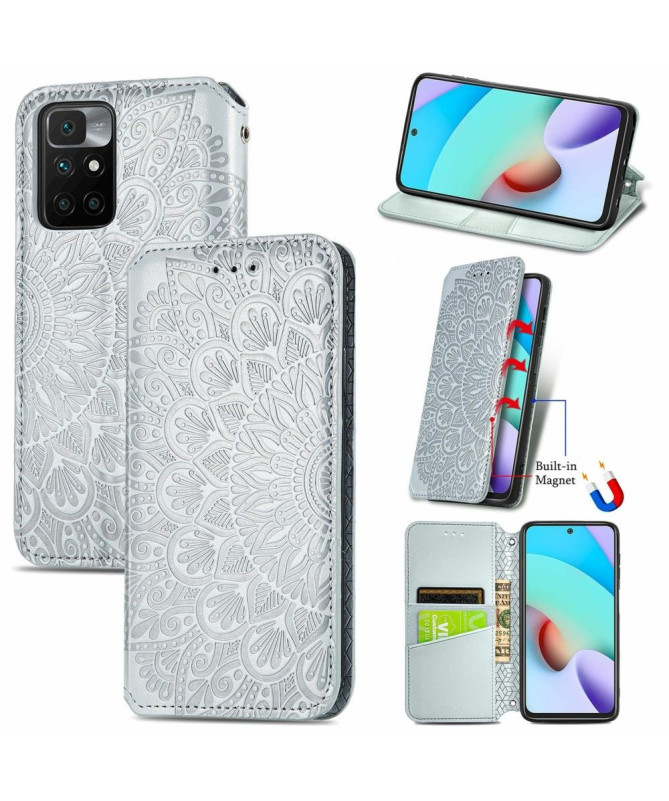 Housse Xiaomi Redmi 10 Flip Chic Mandala