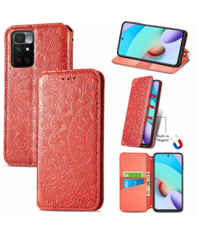 Housse Xiaomi Redmi 10 Flip Chic Mandala