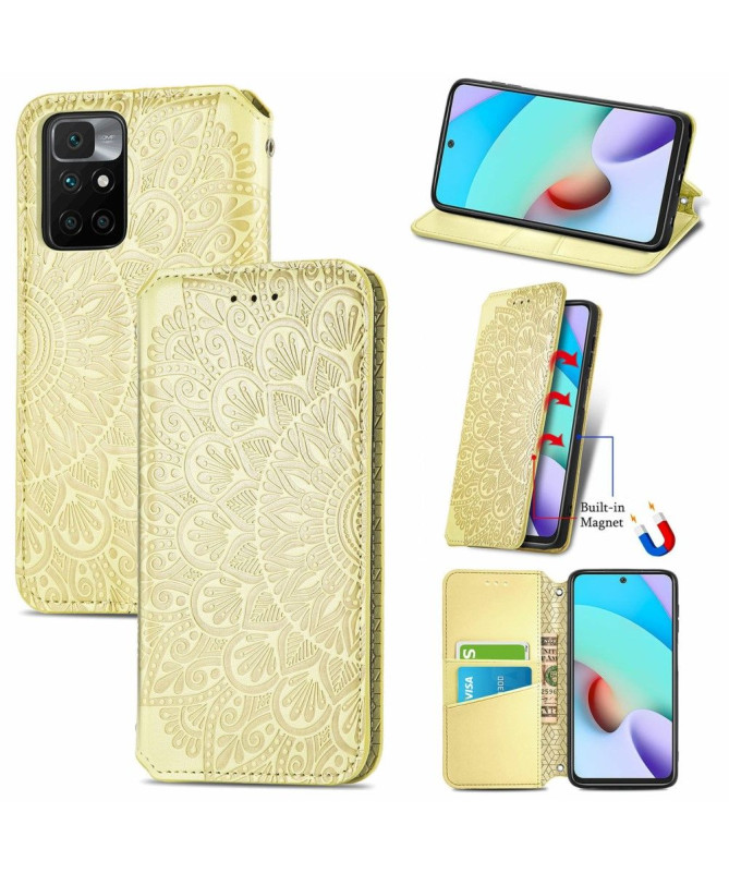 Housse Xiaomi Redmi 10 Flip Chic Mandala