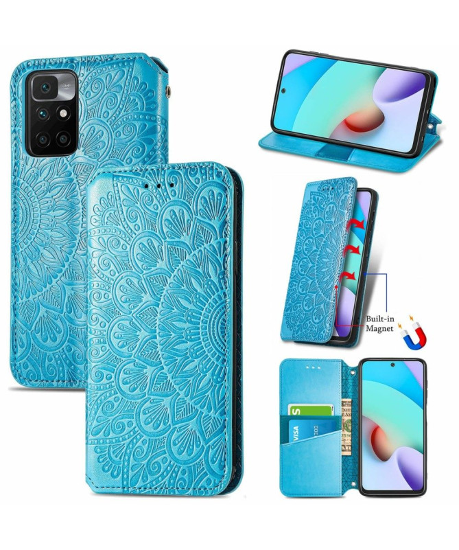 Housse Xiaomi Redmi 10 Flip Chic Mandala