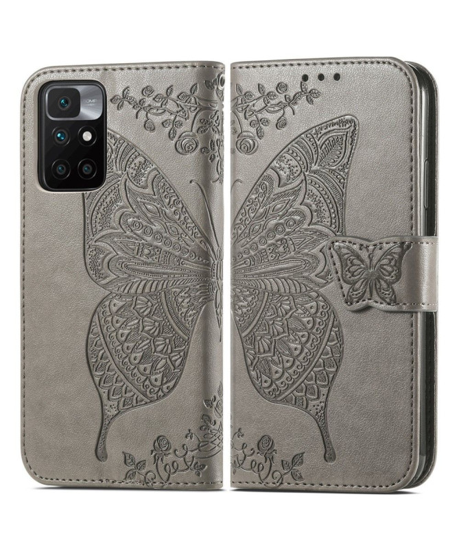 Housse Xiaomi Redmi 10 Papillon Relief