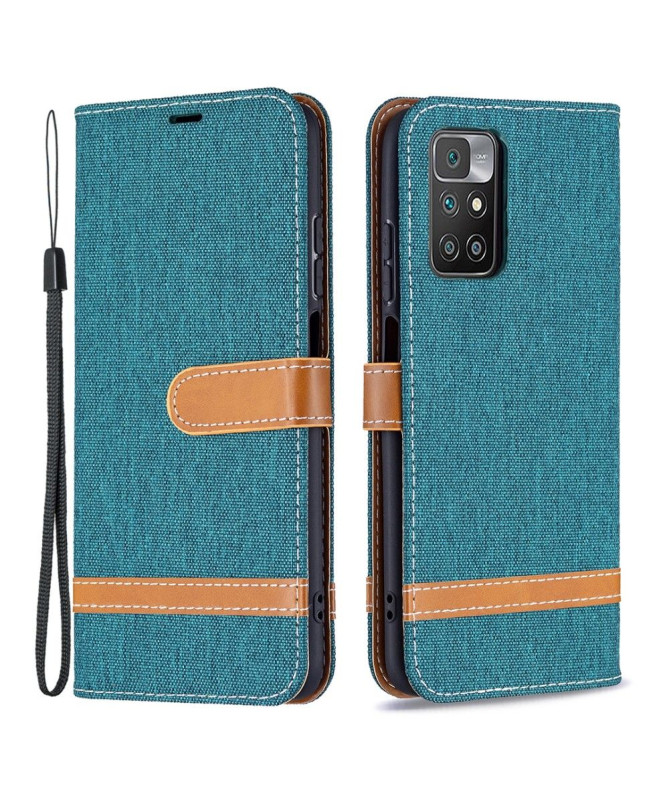 Housse Xiaomi Redmi 10 revêtement tissu