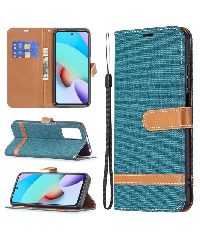 Housse Xiaomi Redmi 10 revêtement tissu
