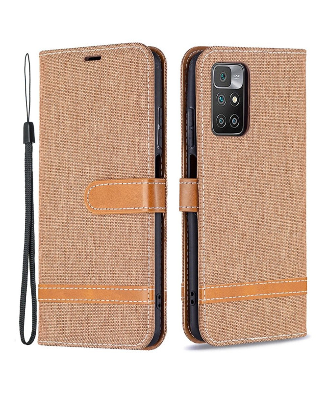 Housse Xiaomi Redmi 10 revêtement tissu