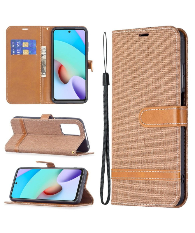 Housse Xiaomi Redmi 10 revêtement tissu