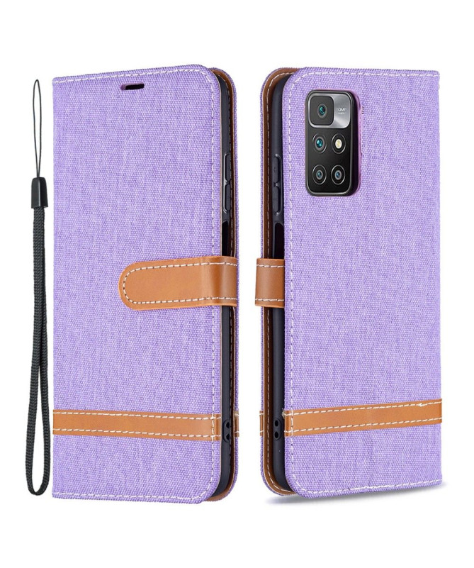 Housse Xiaomi Redmi 10 revêtement tissu