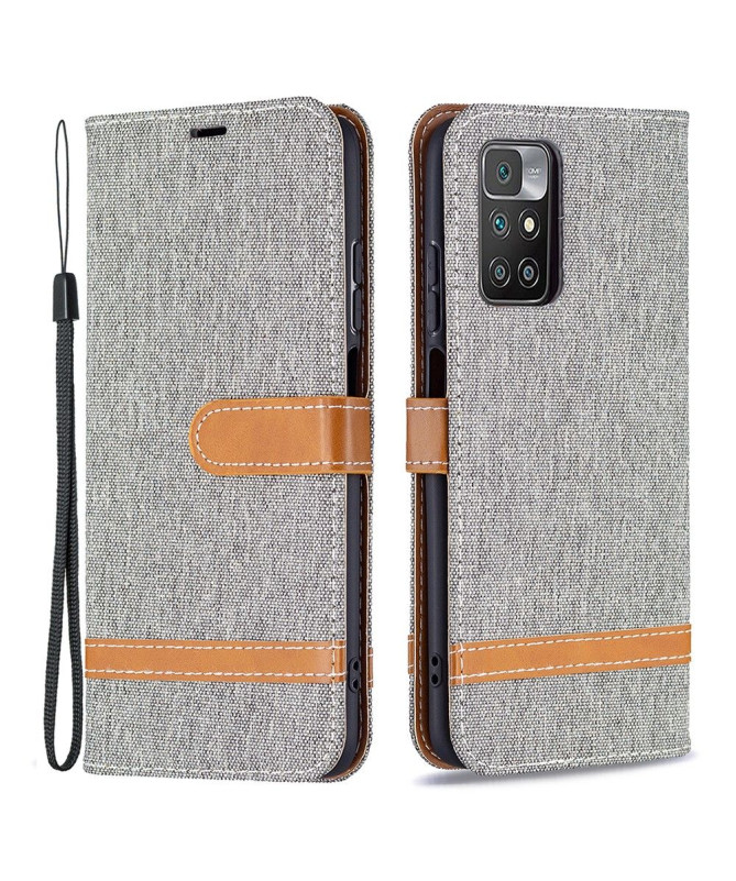Housse Xiaomi Redmi 10 revêtement tissu