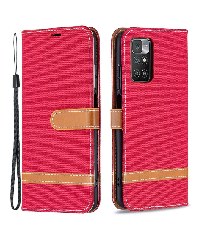 Housse Xiaomi Redmi 10 revêtement tissu