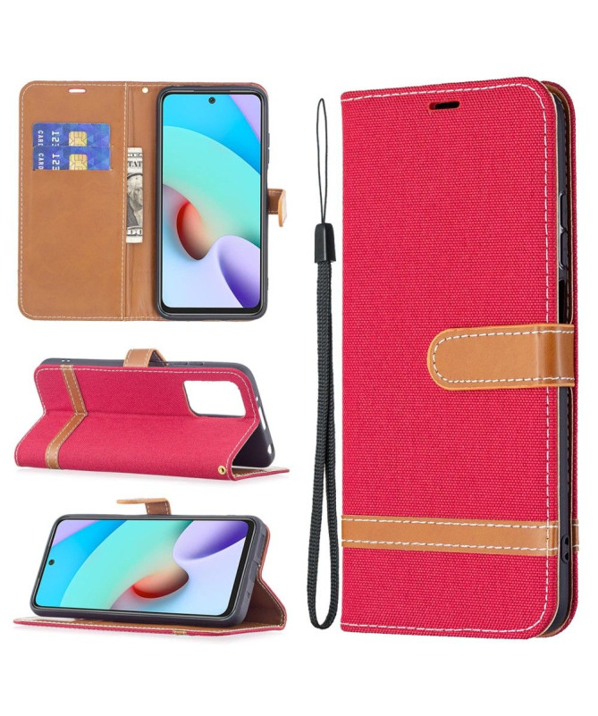 Housse Xiaomi Redmi 10 revêtement tissu
