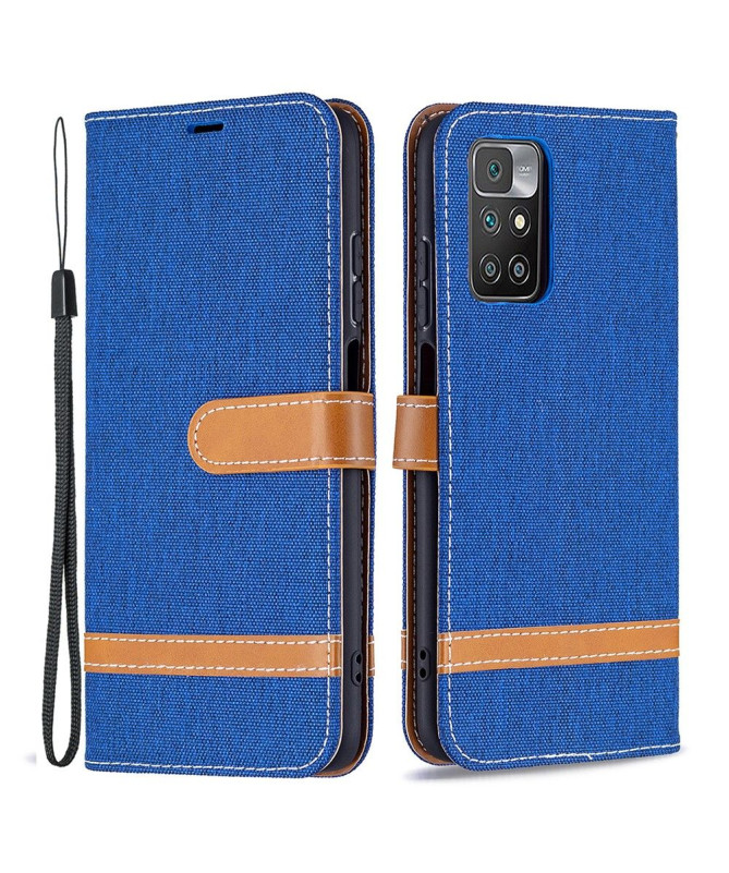Housse Xiaomi Redmi 10 revêtement tissu