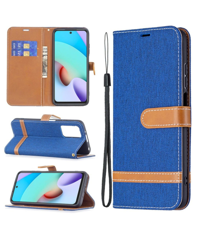Housse Xiaomi Redmi 10 revêtement tissu