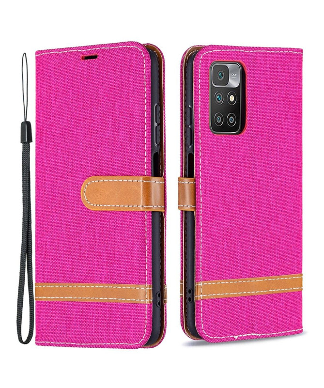 Housse Xiaomi Redmi 10 revêtement tissu