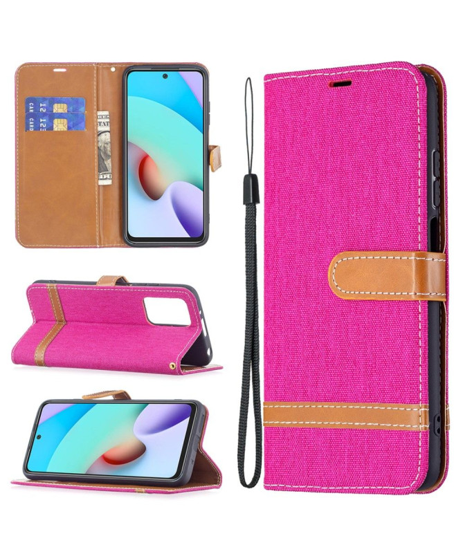 Housse Xiaomi Redmi 10 revêtement tissu